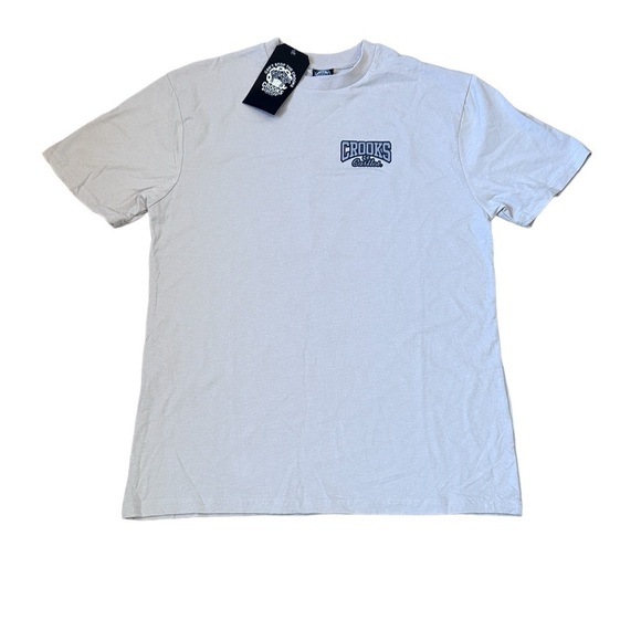 NWT Crooks & Castles Medusa Tee in Natural - Picture 2 of 6